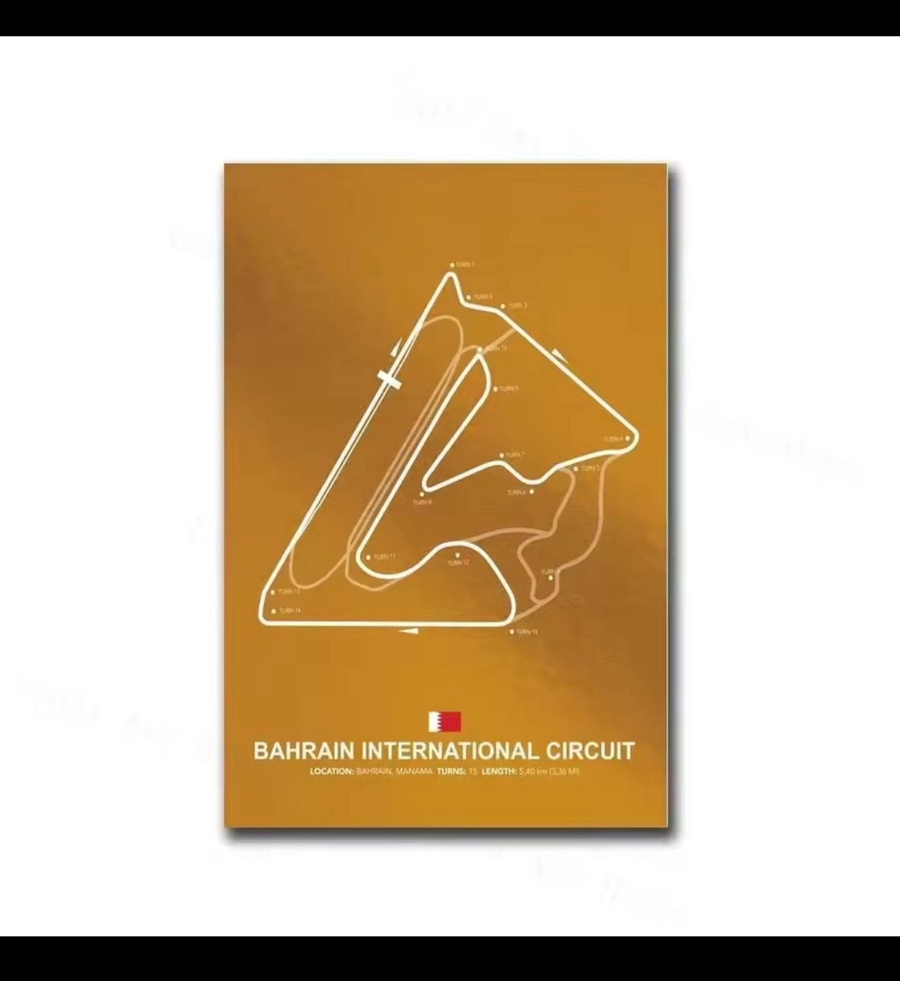 Bahrain International Circuit Poster