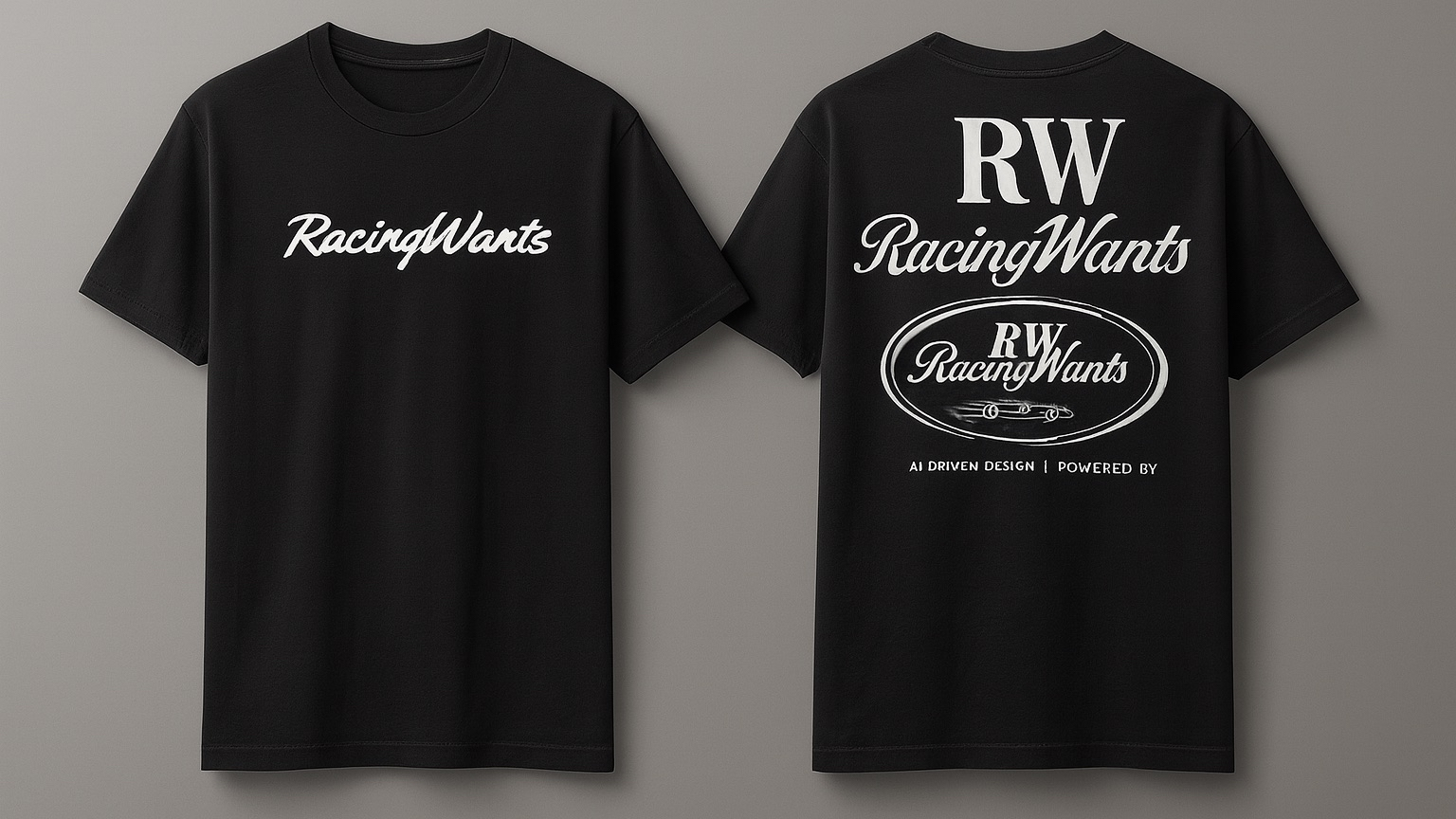 RW “Signature Oval” Tee – Black Edition