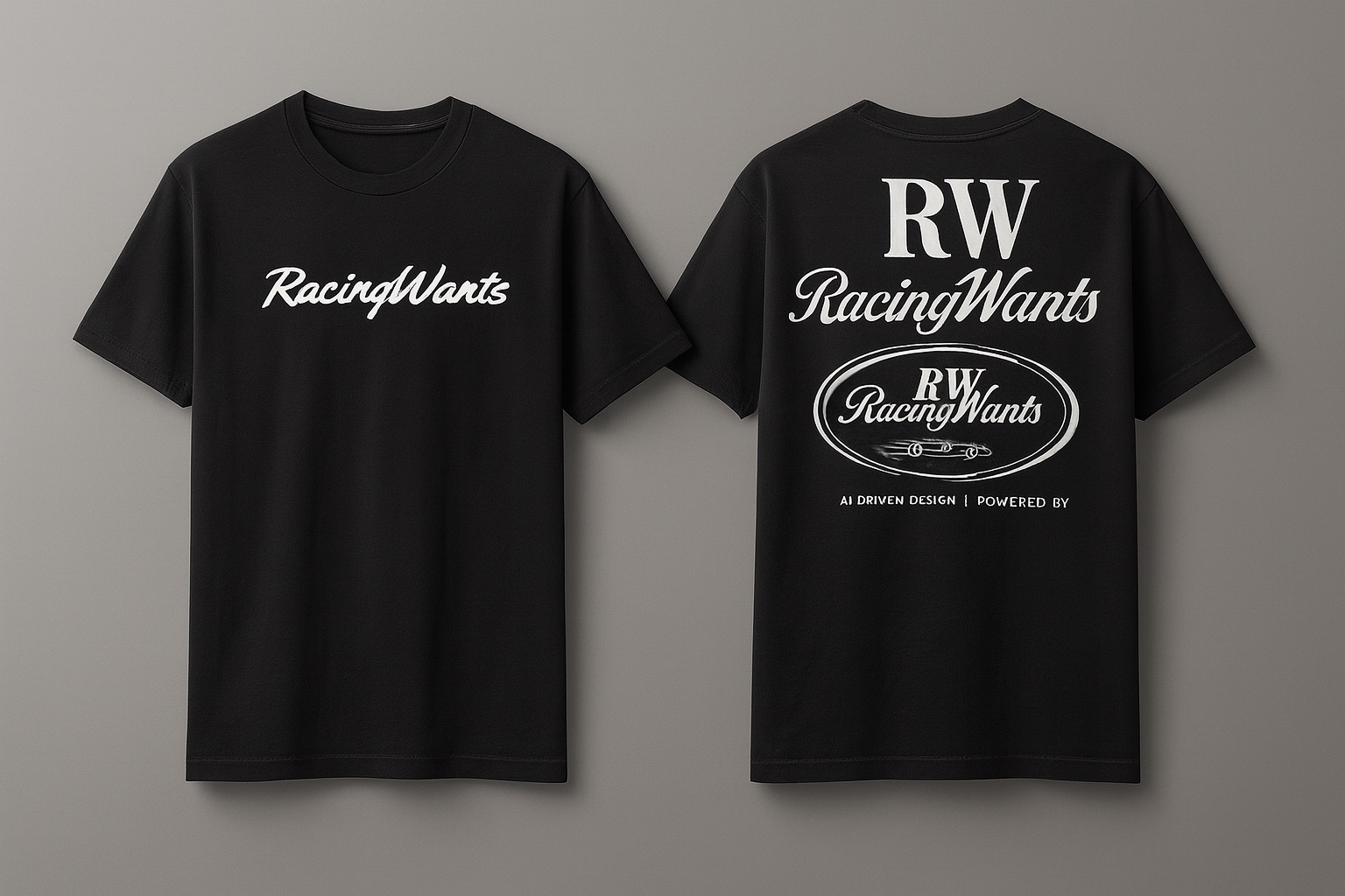 RW “Signature Oval” Tee – Black Edition