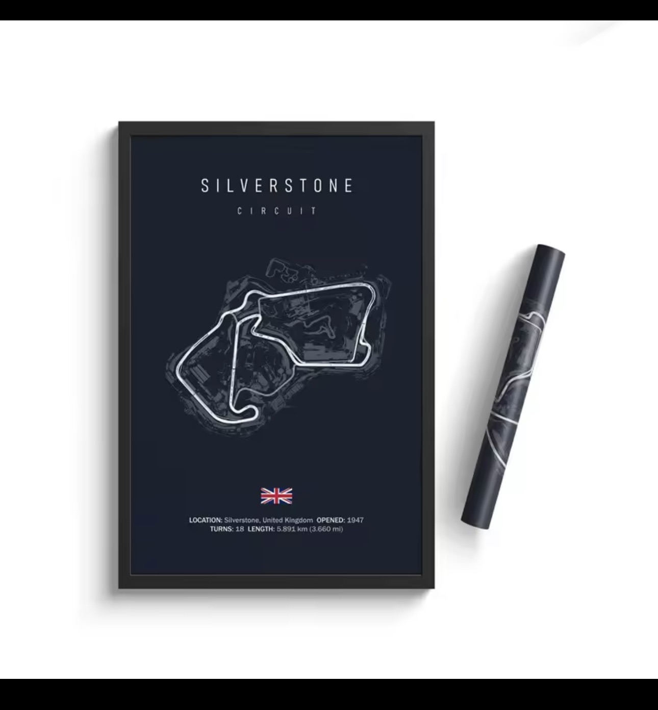 Silverstone Poster
