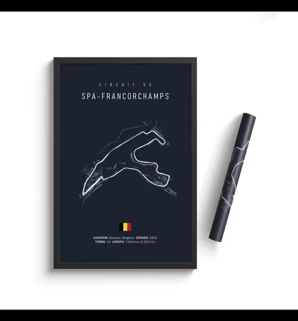 Spa-Francorchamps Poster